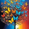 Butterfly Tree Diamond Painting