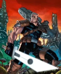 Cable X Men Character Diamond Painting