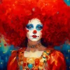 Clown Girl Diamond Painting