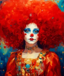 Clown Girl Diamond Painting