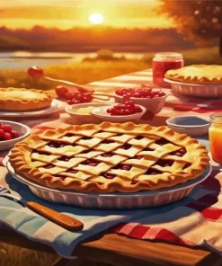 French Picnic Diamond Painting