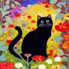 Garden Cat Gustav Klimt Diamond Painting