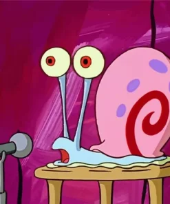 Gary Racing Spongebob Art Diamond Painting