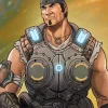 Gears Of War Marcus Diamond Painting