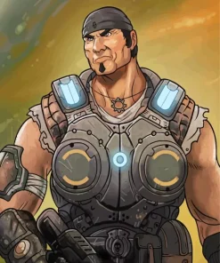 Gears Of War Marcus Diamond Painting
