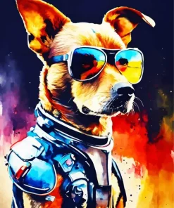 General Dog Art Diamond Painting