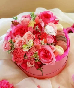 Macaron Flowers Diamond Painting