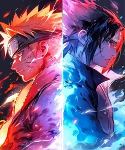 Naruto And Sasuke Diamond Painting