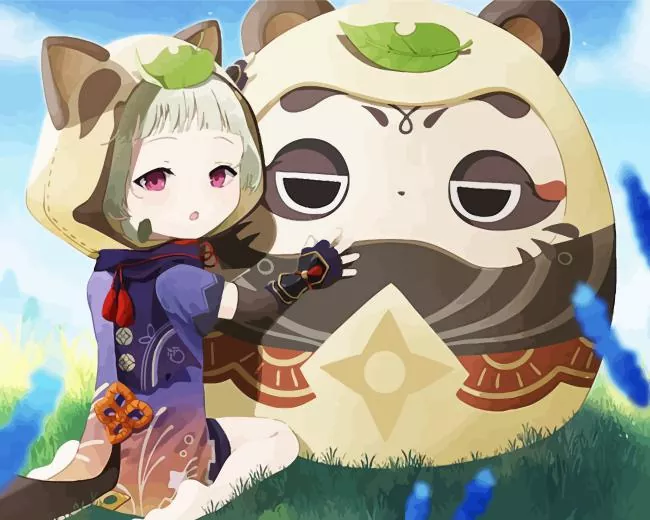 panda girl art Diamond Paintings Panda Girl Art Diamond Painting