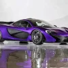 Purple Mclaren Car Diamond Painting