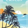 Cancun Beach Poster Diamond Painting