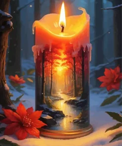 Candle Art Diamond Painting