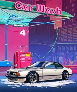 Car Wash Diamond Painting