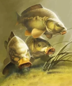 Carp Fish Underwater Diamond Painting