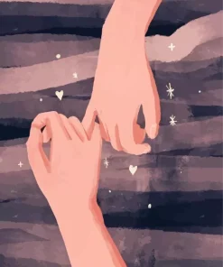 Couple Hands Diamond Painting