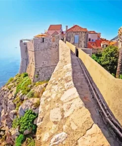 Dubrovnik City Walls Diamond Painting