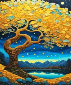 Ginkgo Diamond Painting