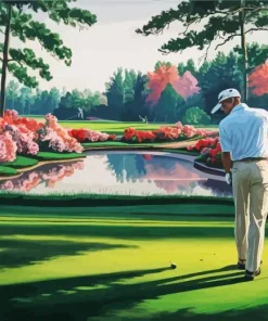 Golfer Man Diamond Painting