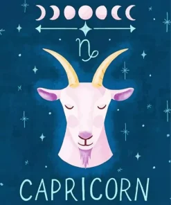 Illustration Capricorn Diamond Painting