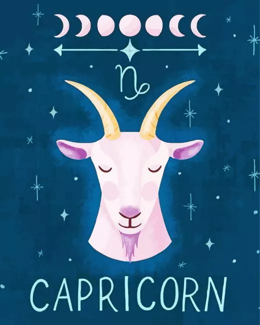 Illustration capricorn Diamond Dotz Illustration Capricorn Diamond Painting