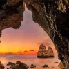 Sunset In Parai Do Camilo Beach Diamond Painting