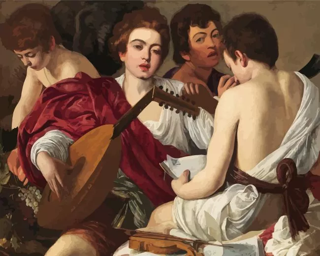 The musicians caravaggio Diamond Dotz The Musicians Caravaggio Diamond Painting