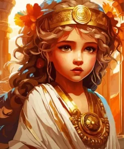 Aesthetic Girl Toga Art Diamond Painting