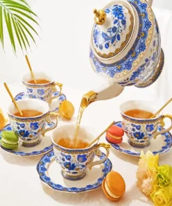 Aesthetic Tea Set Diamond Painting