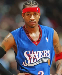 Allen Iverson Basketball Player Diamond Painting