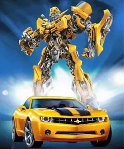 Camaro Bumblebee Diamond Painting