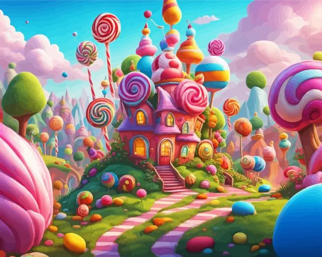 candy dream Land Diamond Paintings Candy Dream Land Diamond Painting