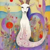 Capricorn Goat Mermaid Art Diamond Painting