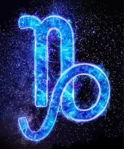 Capricorn Sign Diamond Painting