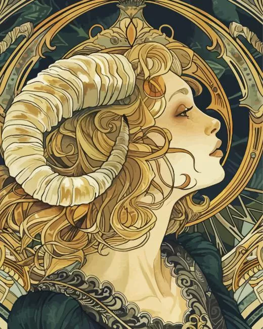 capricorn woman Diamond Dotz Capricorn Woman Diamond Painting