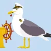 Captain Seagull Diamond Painting