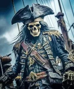 Captain Skull Diamond Painting