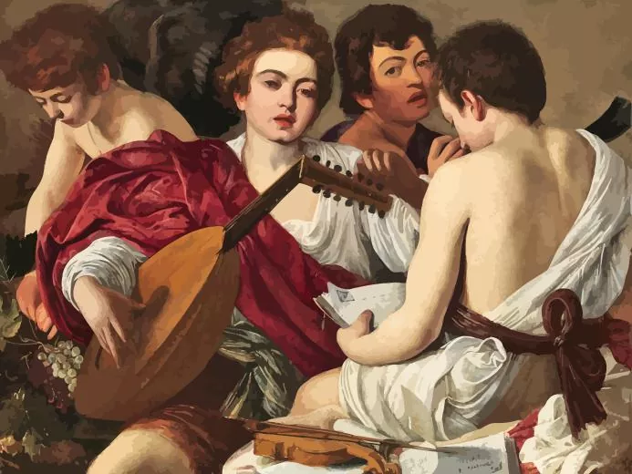 caravaggio the musicians Diamond Paintings Caravaggio The Musicians Diamond Painting
