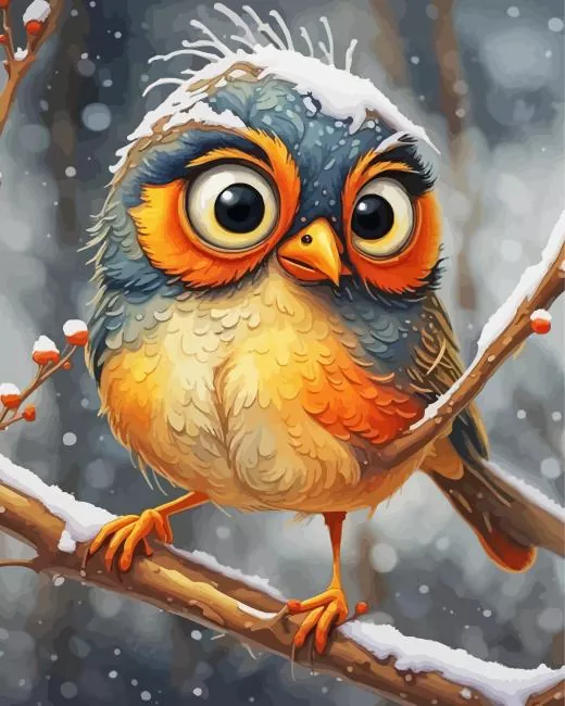 cartoon bird Diamond Paintings Cartoon Bird Diamond Painting