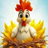 Cartoon Chicken Diamond Painting