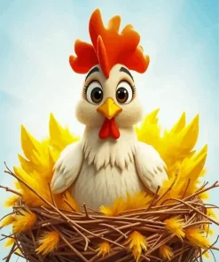 Cartoon Chicken Diamond Painting