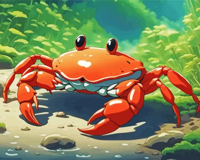 cartoon crab Diamond Paintings Cartoon Crab Diamond Painting