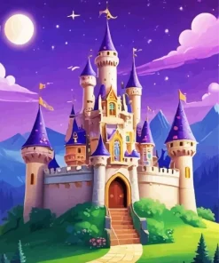 Cartoon Disney Castle Diamond Painting