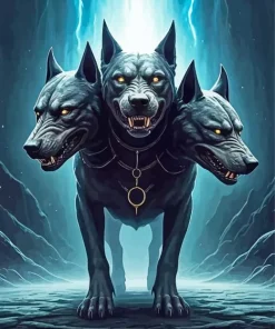 Cerberus Dogs Diamond Painting