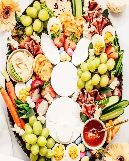 charcuterie board Diamond By Numbers Charcuterie Board Diamond Painting