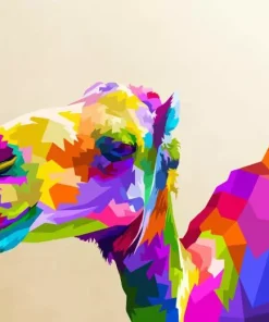 Colorful Camel Diamond Painting