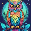 Colorful Owl Bird Diamond Painting