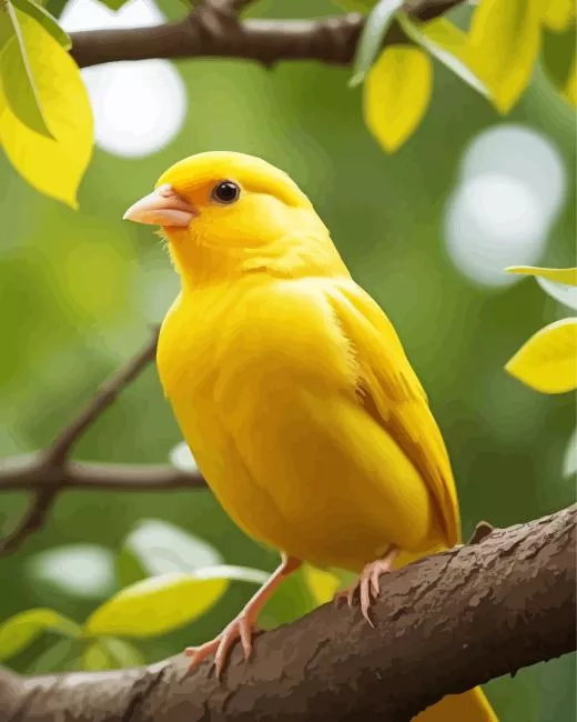 domestic canary Diamond By Numbers Domestic Canary Diamond Painting
