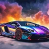 Galaxy Car Diamond Painting