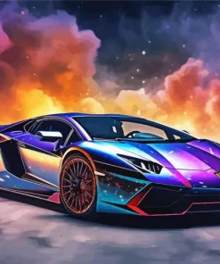 Galaxy Car Diamond Painting