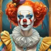 Ginger Clown Diamond Painting